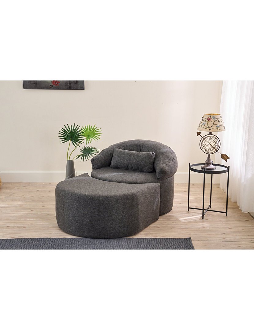 Poltrona Convertível Pitta Antracite