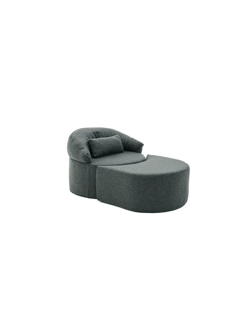 Poltrona Convertível Pitta Antracite