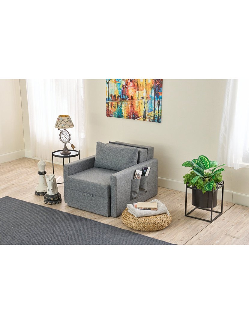 Poltrona Convertível Saros Cinzento