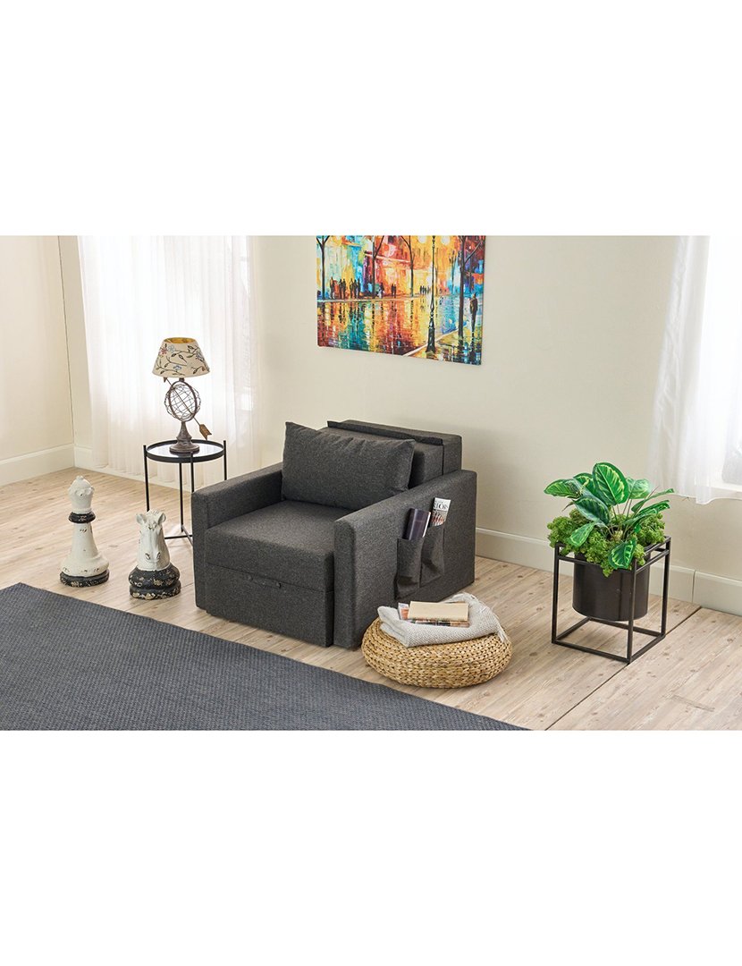 Poltrona Convertível Saros Antracite