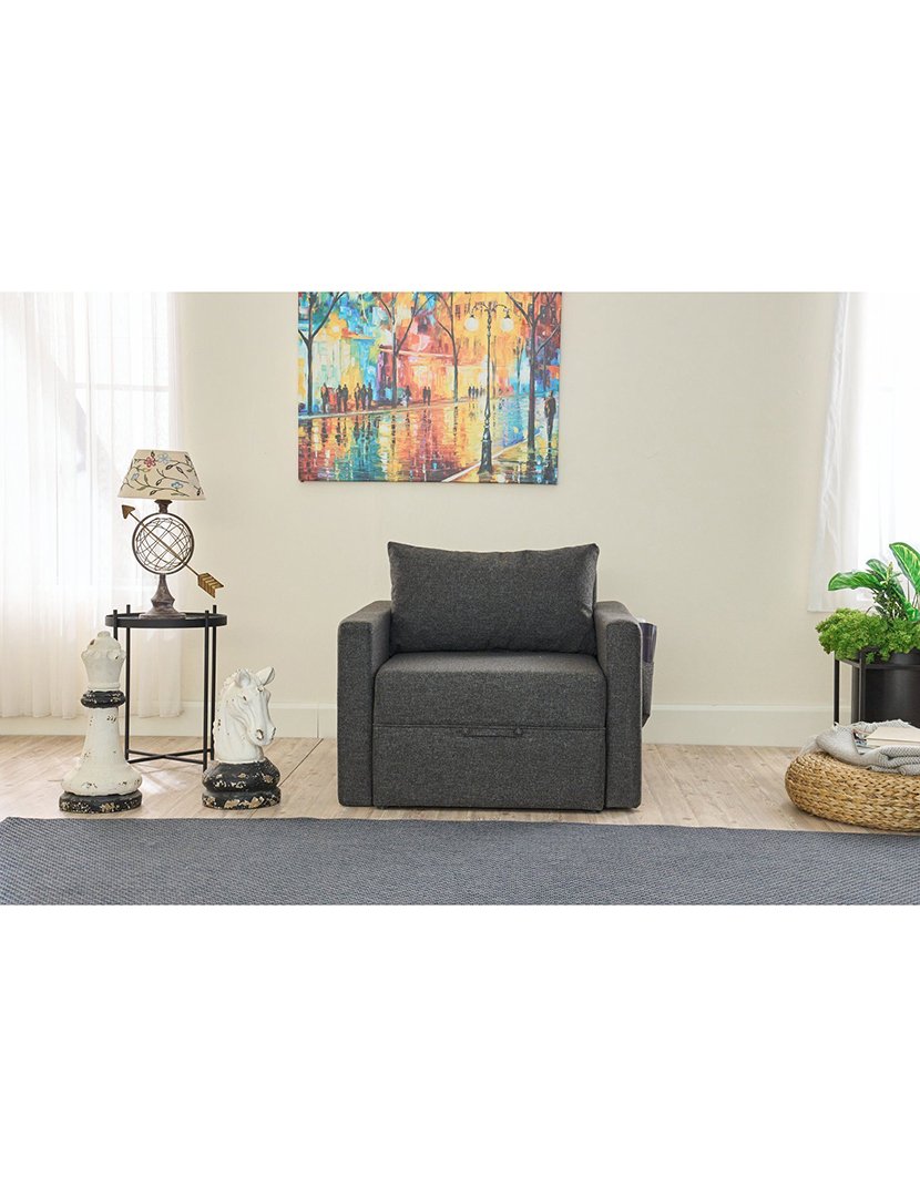 Poltrona Convertível Saros Antracite