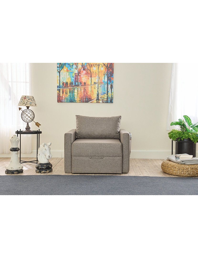 Poltrona Convertível Saros Castanho