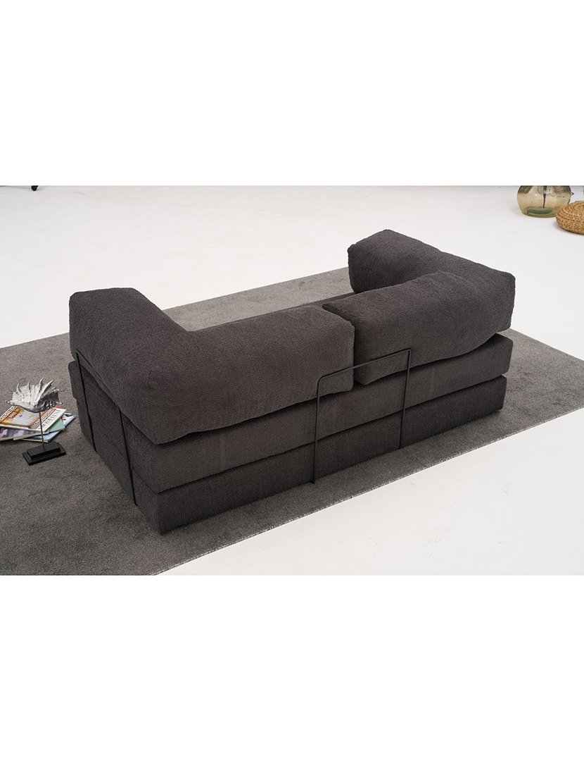 Sofá Cama 3L Comfort Antracite