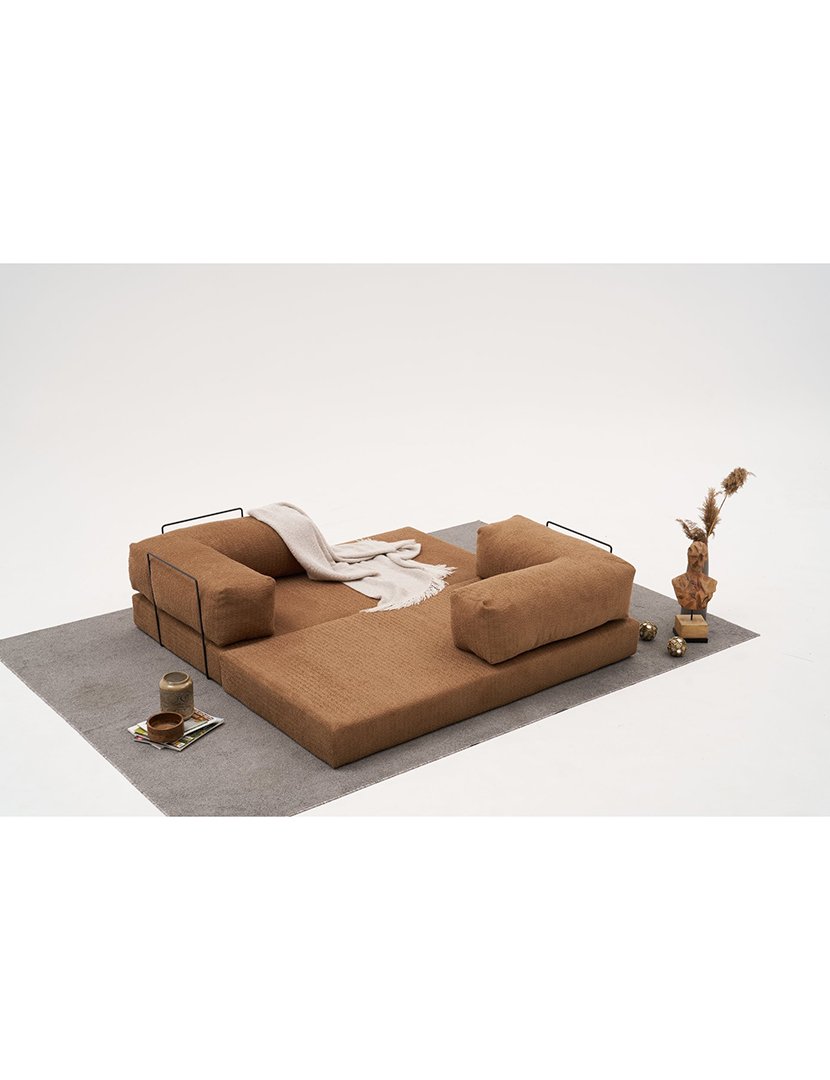 Sofá Cama 3L Comfort Castanho