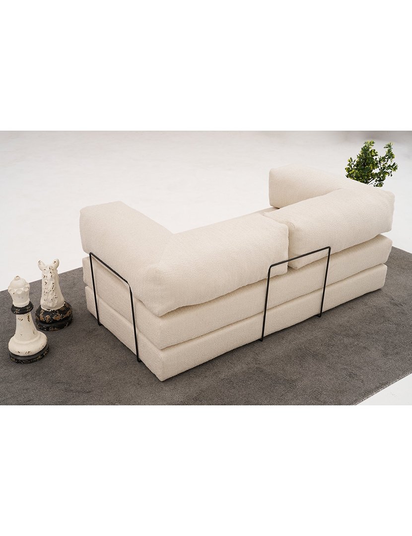 Sofá Cama 3L Comfort Creme