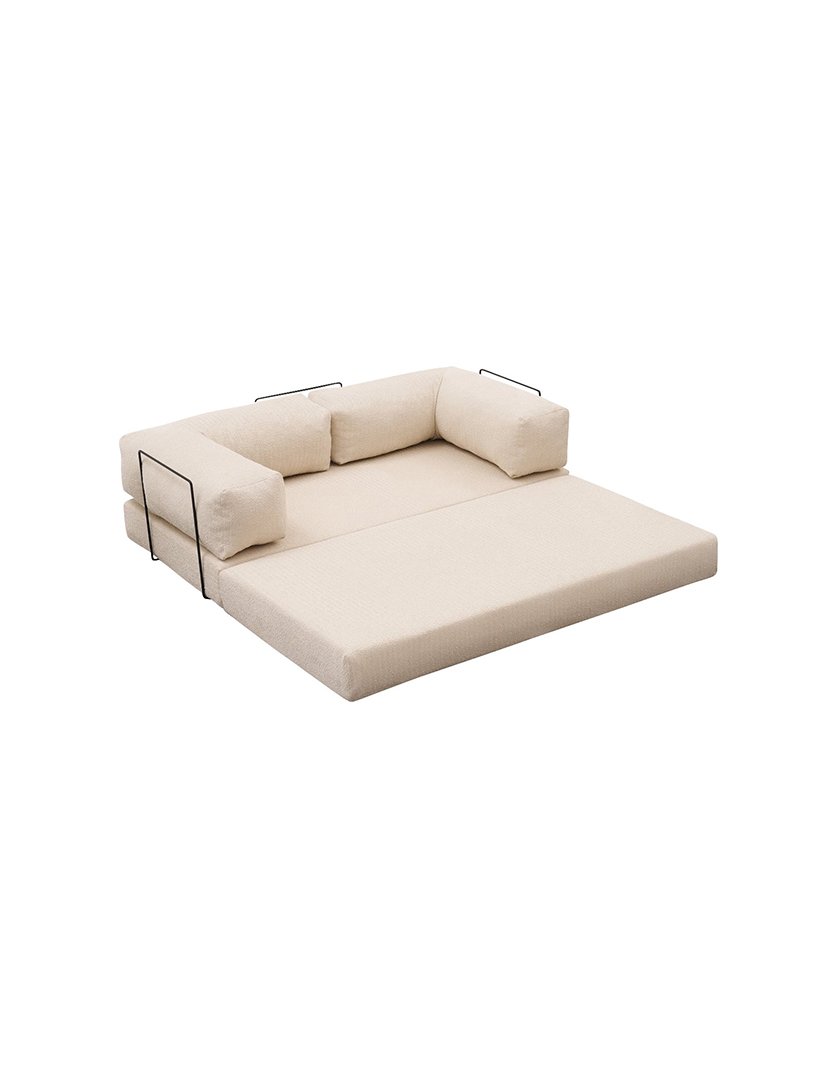 Sofá Cama 3L Comfort Creme