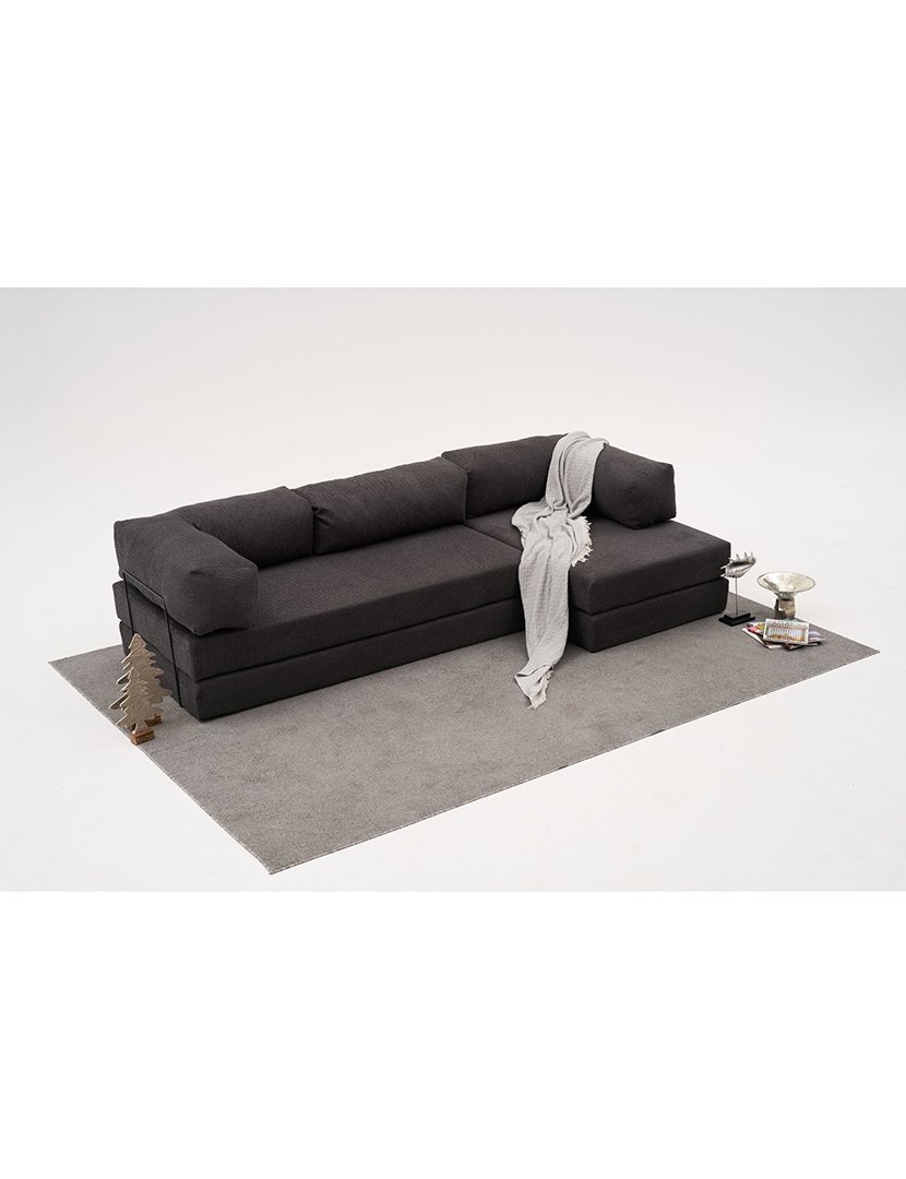 Sofá Chaise Longue Direito Comfort Antracite