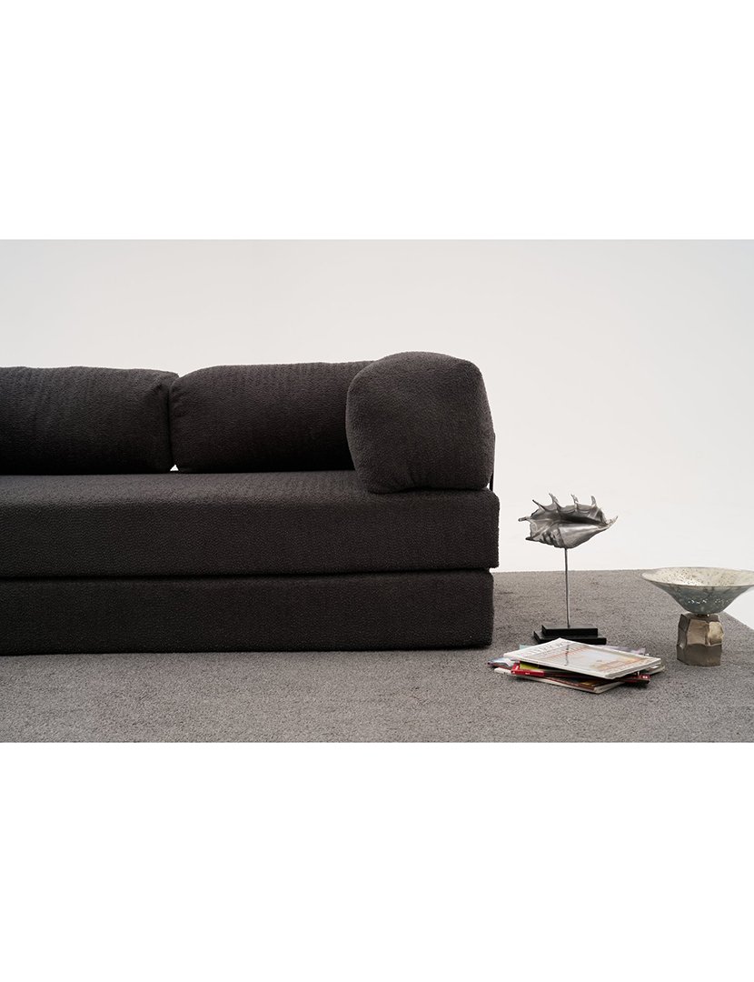 Sofá Chaise Longue Direito Comfort Antracite