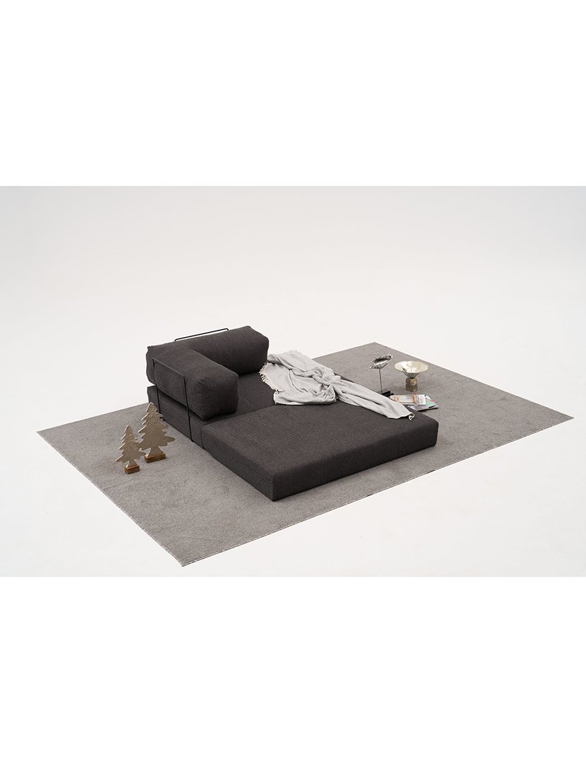 Sofá Chaise Longue Direito Comfort Antracite