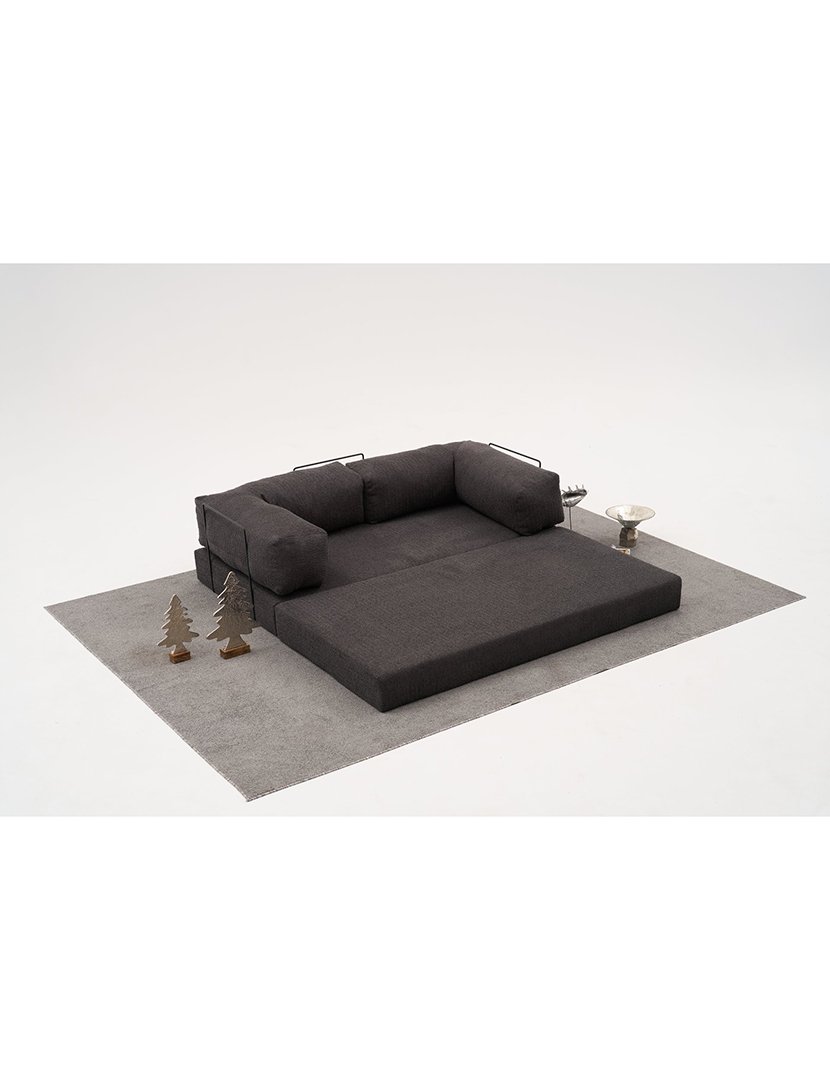 Sofá Chaise Longue Direito Comfort Antracite