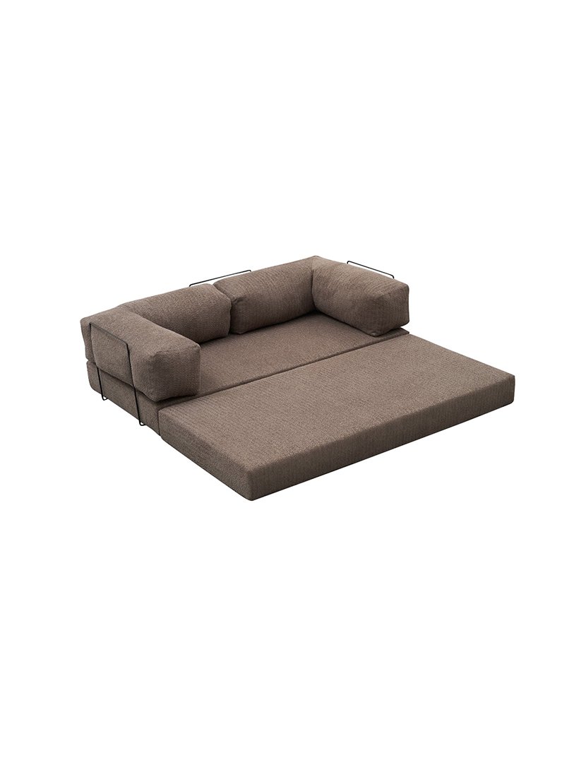 Sofá Cama Chaise Longue 3L Comfort Cinzento
