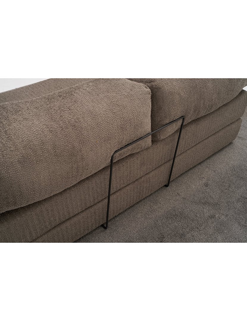 Sofá Cama Chaise Longue 3L Comfort Cinzento