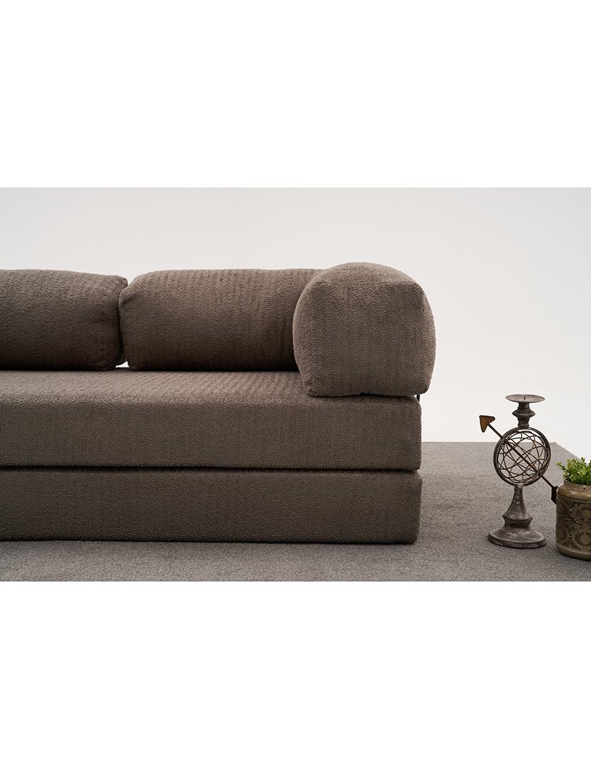 Sofá Cama Chaise Longue 3L Comfort Cinzento