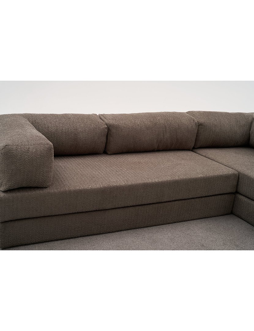 Sofá Cama Chaise Longue 3L Comfort Cinzento