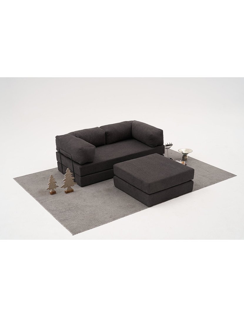 Sofá Cama Chaise Longue Comfort Mini Antracite