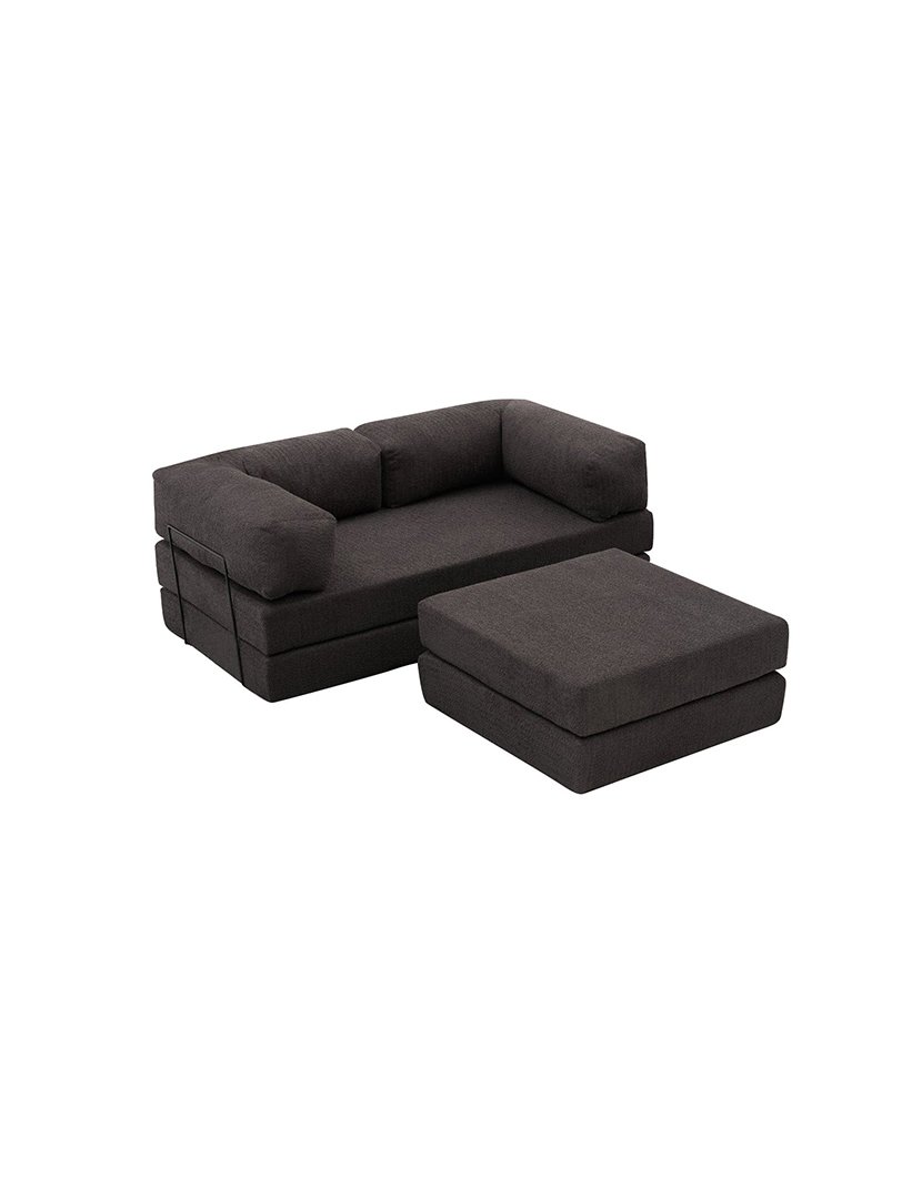 Sofá Cama Chaise Longue Comfort Mini Antracite