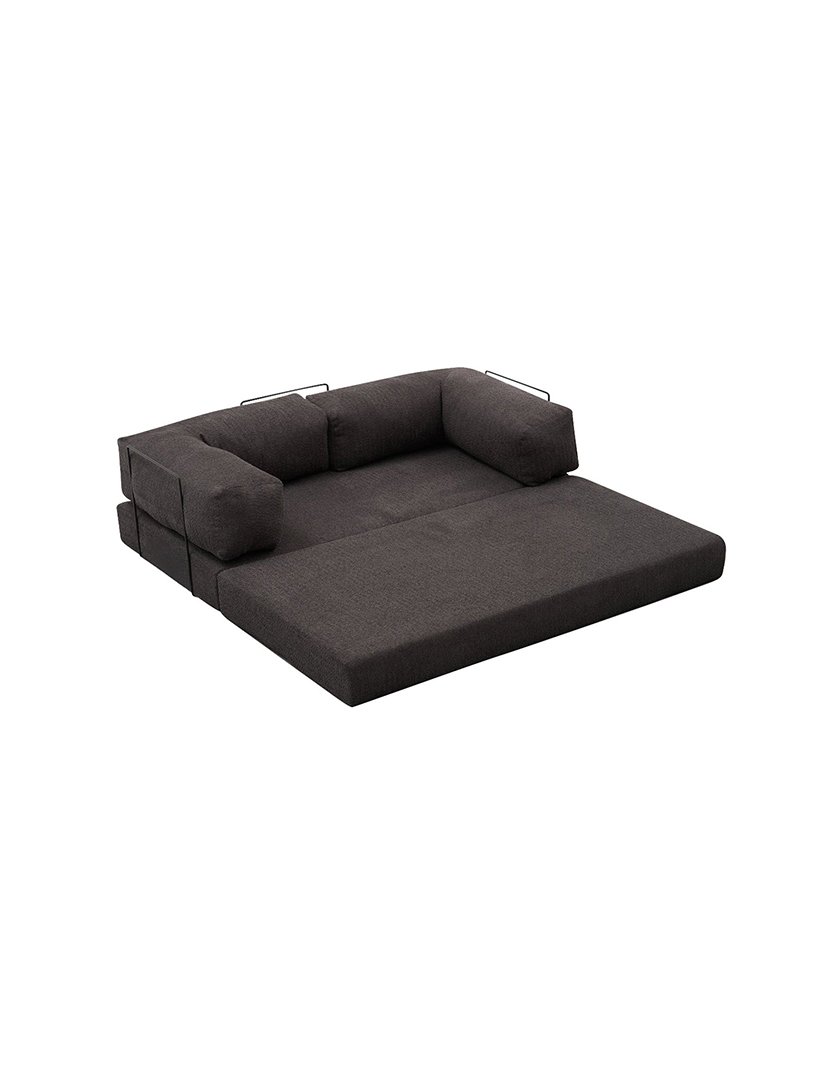 Sofá Cama Chaise Longue Comfort Mini Antracite