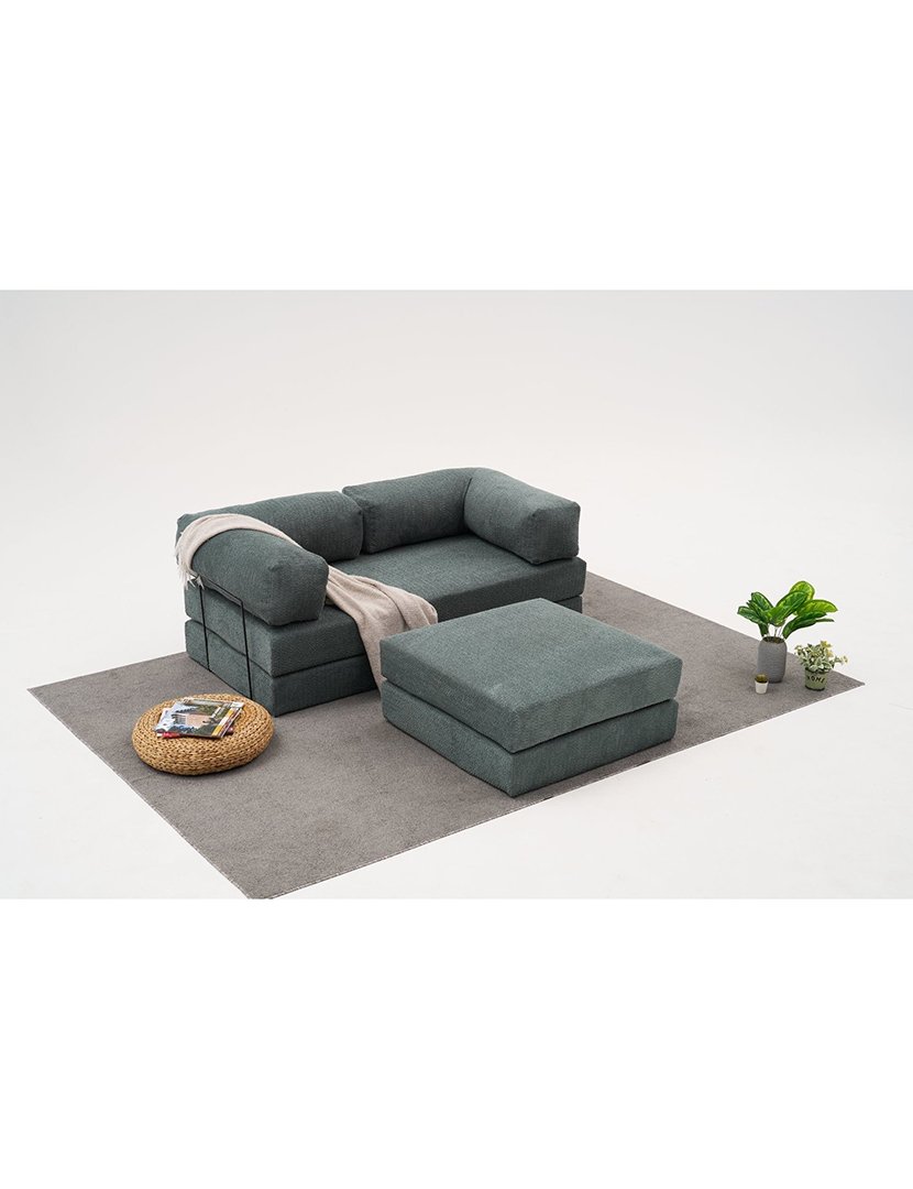 Sofá Cama Chaise Longue Comfort Mini Verde