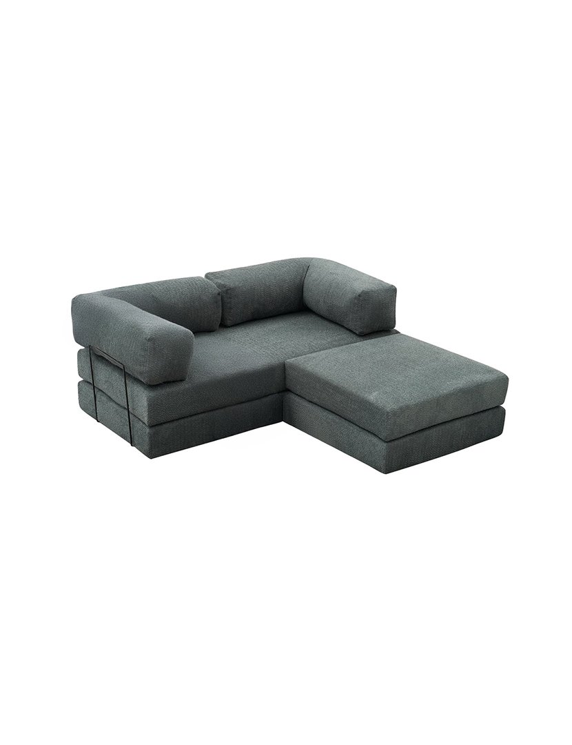 Sofá Cama Chaise Longue Comfort Mini Verde