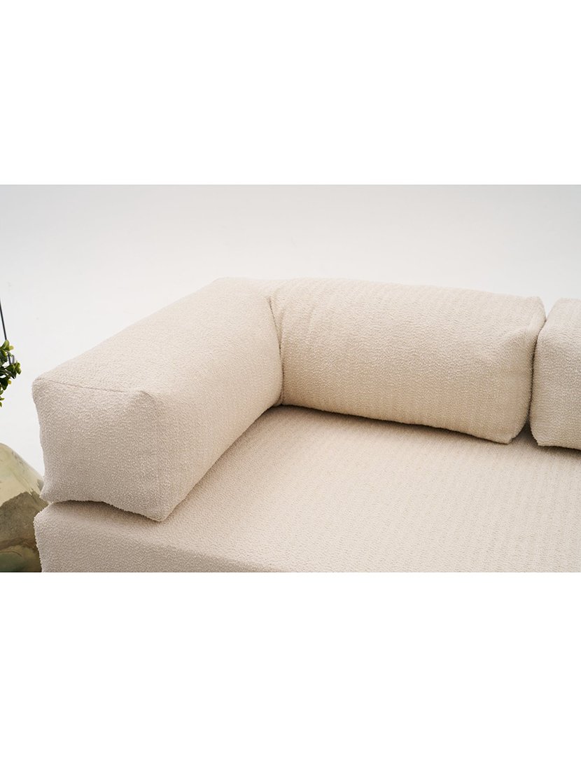 Sofá Cama Chaise Longue Comfort Mini Creme