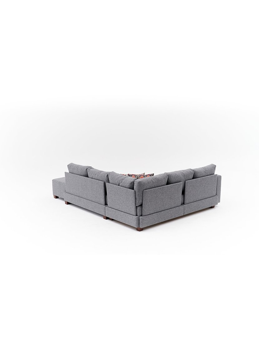 Sofá Cama Canto Ali Left Cinzento