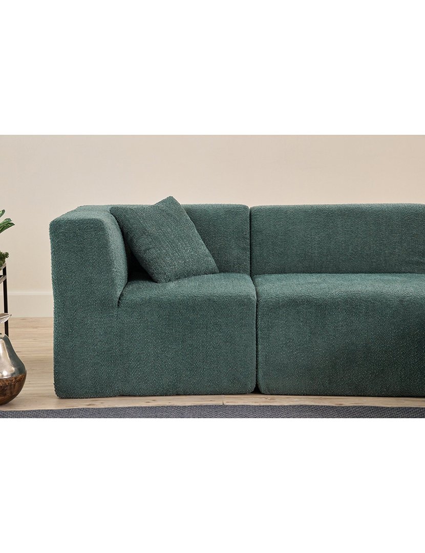 Sofá Modular Chaise Longue Raks Verde