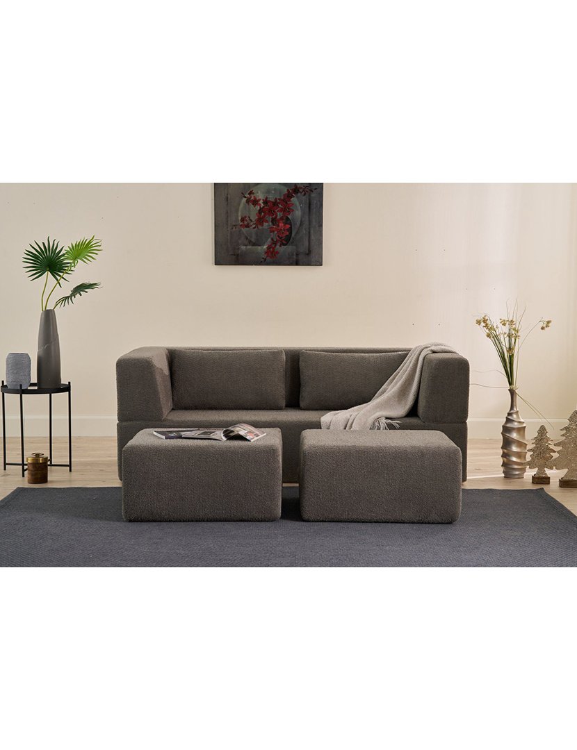 Sofá Cama 2L Pirgos Cinzento