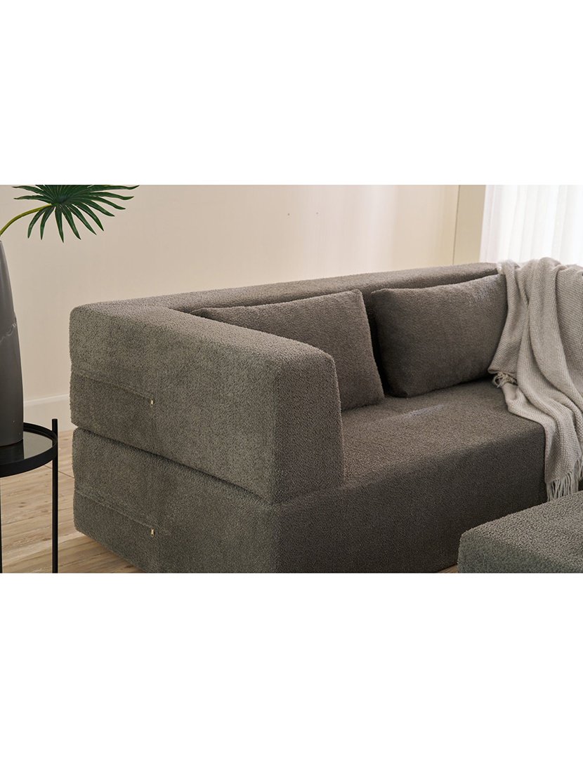 Sofá Cama 2L Pirgos Cinzento