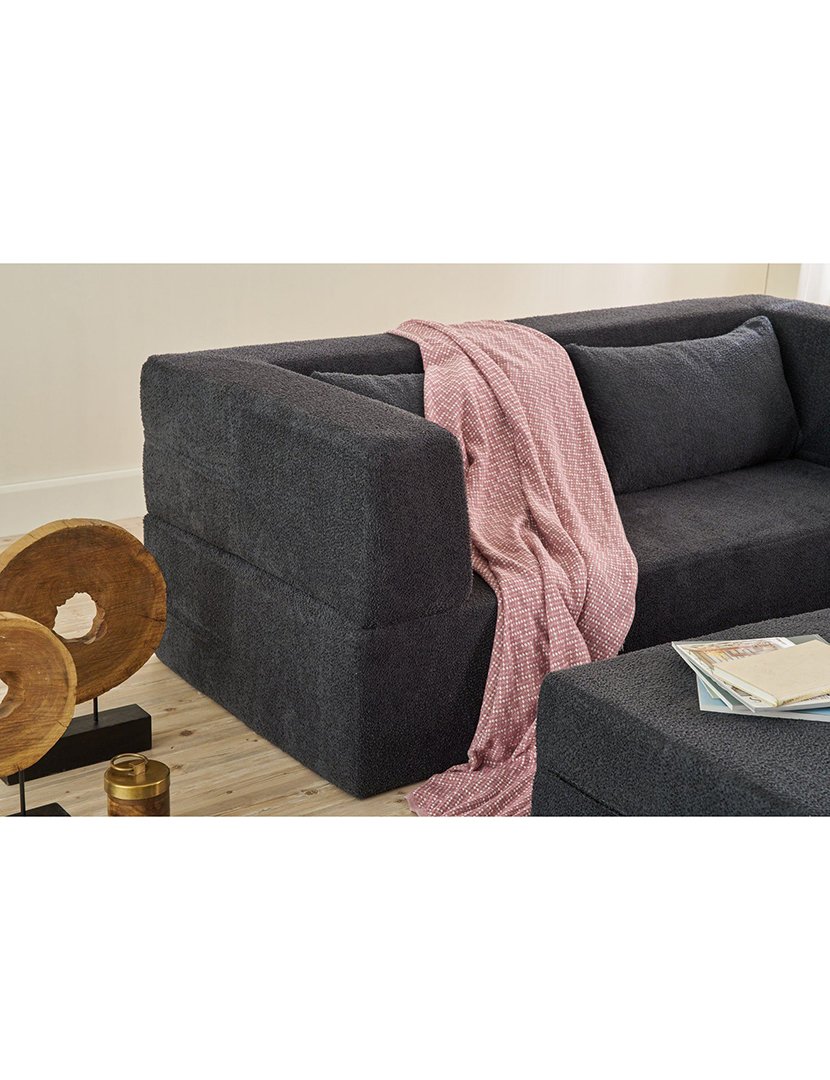 Sofá Cama 2L Pirgos Antracite