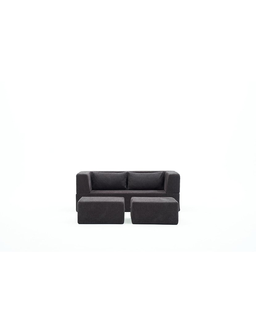 Sofá Cama 2L Pirgos Antracite