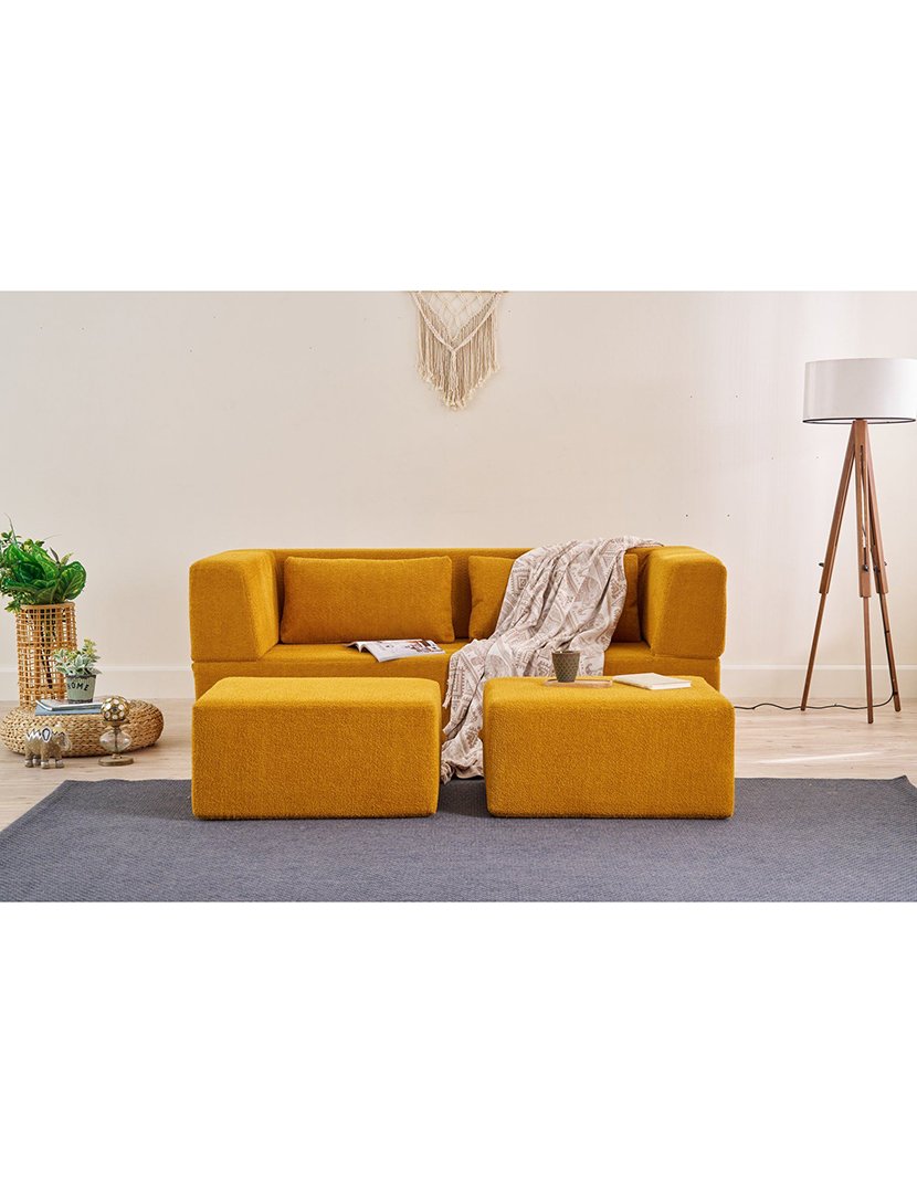 Sofá Cama 2L Pirgos Laranja