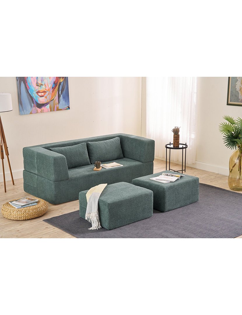 Sofá Cama 2L Pirgos Verde