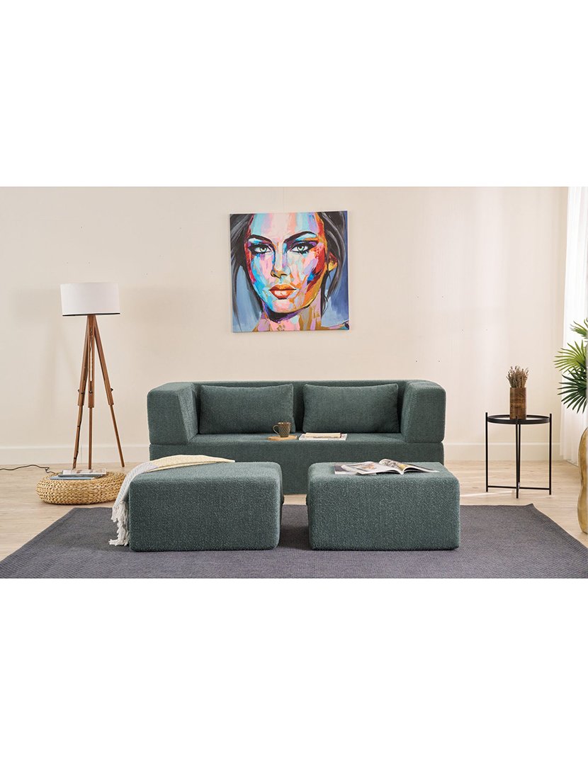 Sofá Cama 2L Pirgos Verde