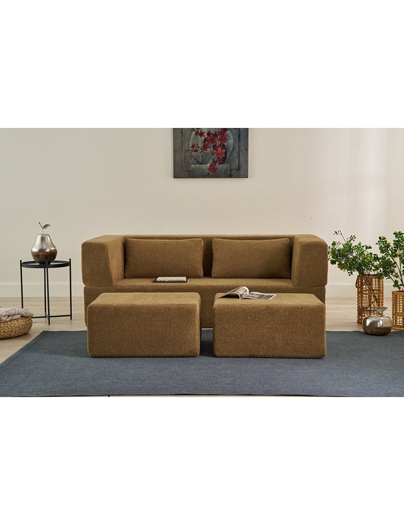 Sofá Cama 2L Pirgos Castanho