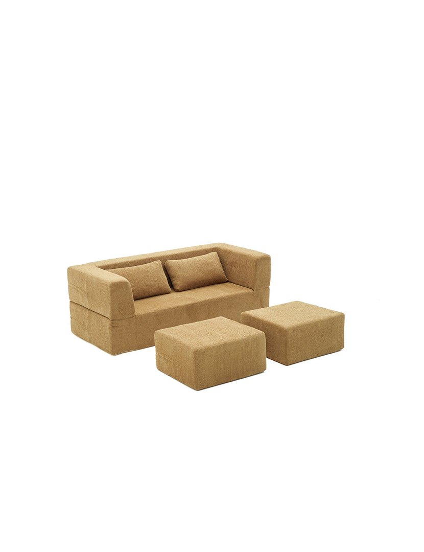 Sofá Cama 2L Pirgos Castanho