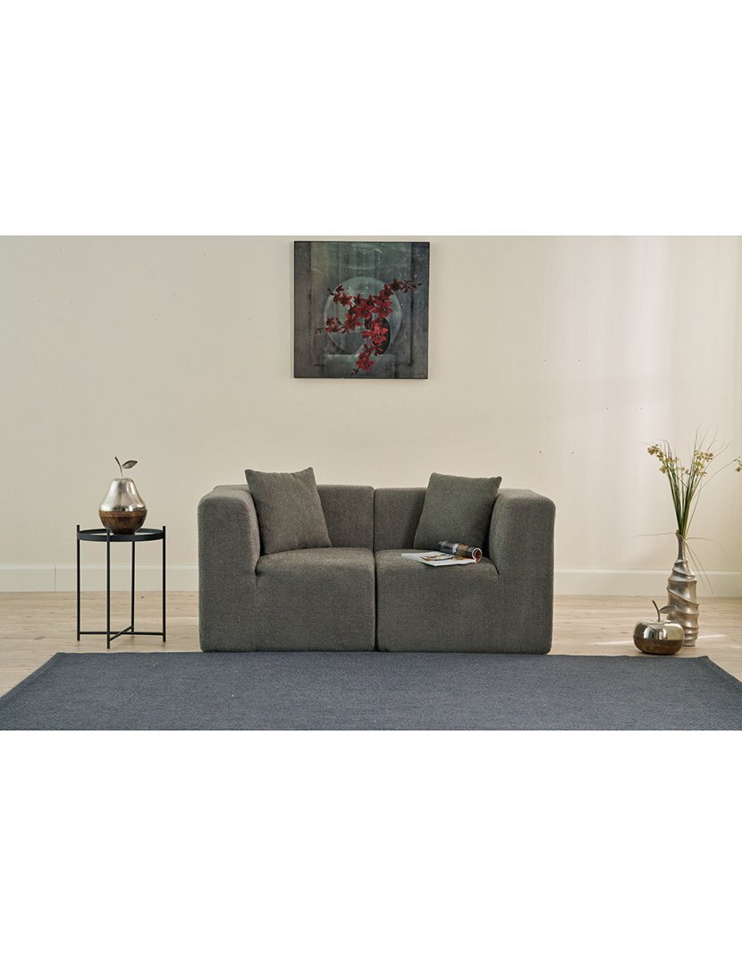 Sofá Modular 2L Raks Cinzento