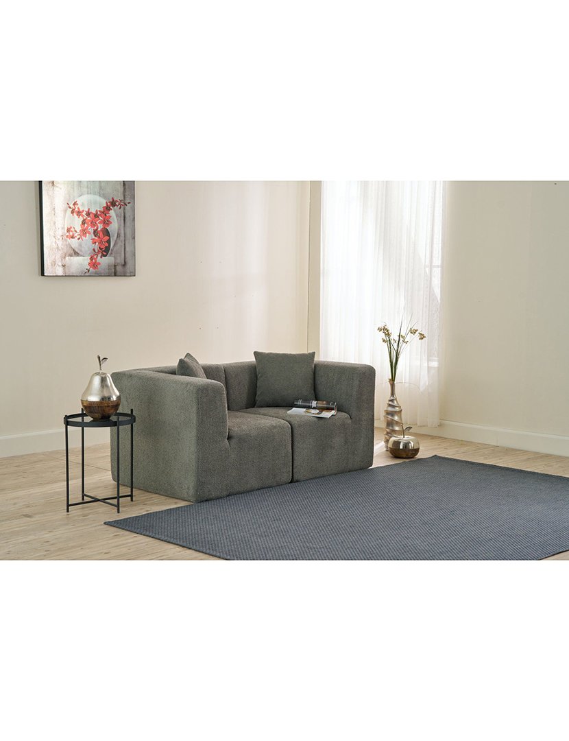 Sofá Modular 2L Raks Cinzento