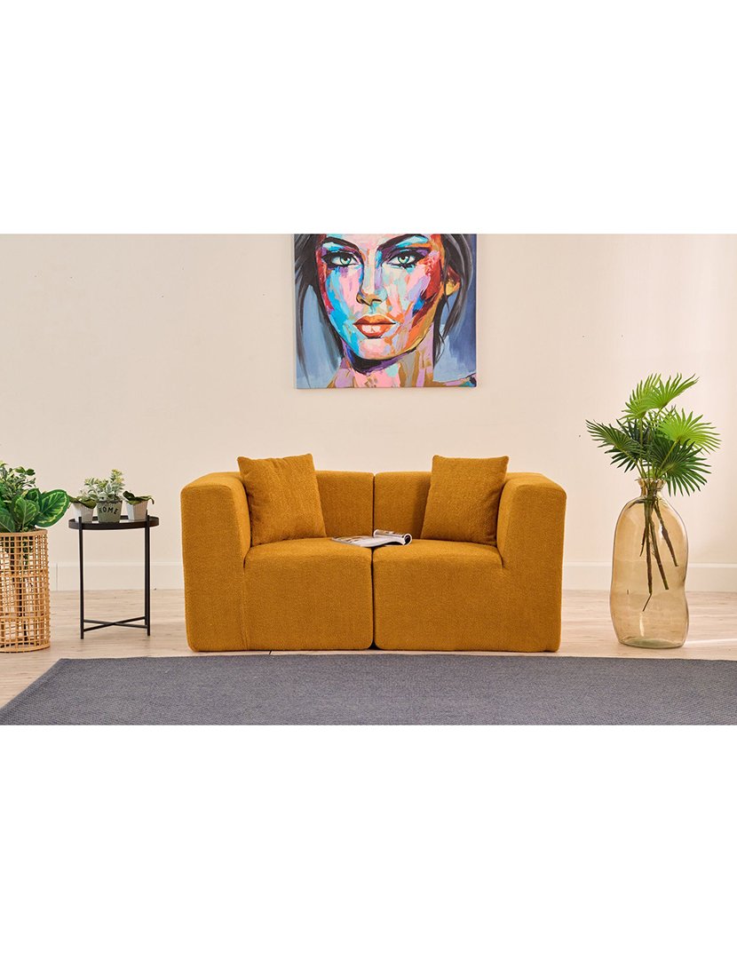 Sofá Modular 2L Raks Laranja