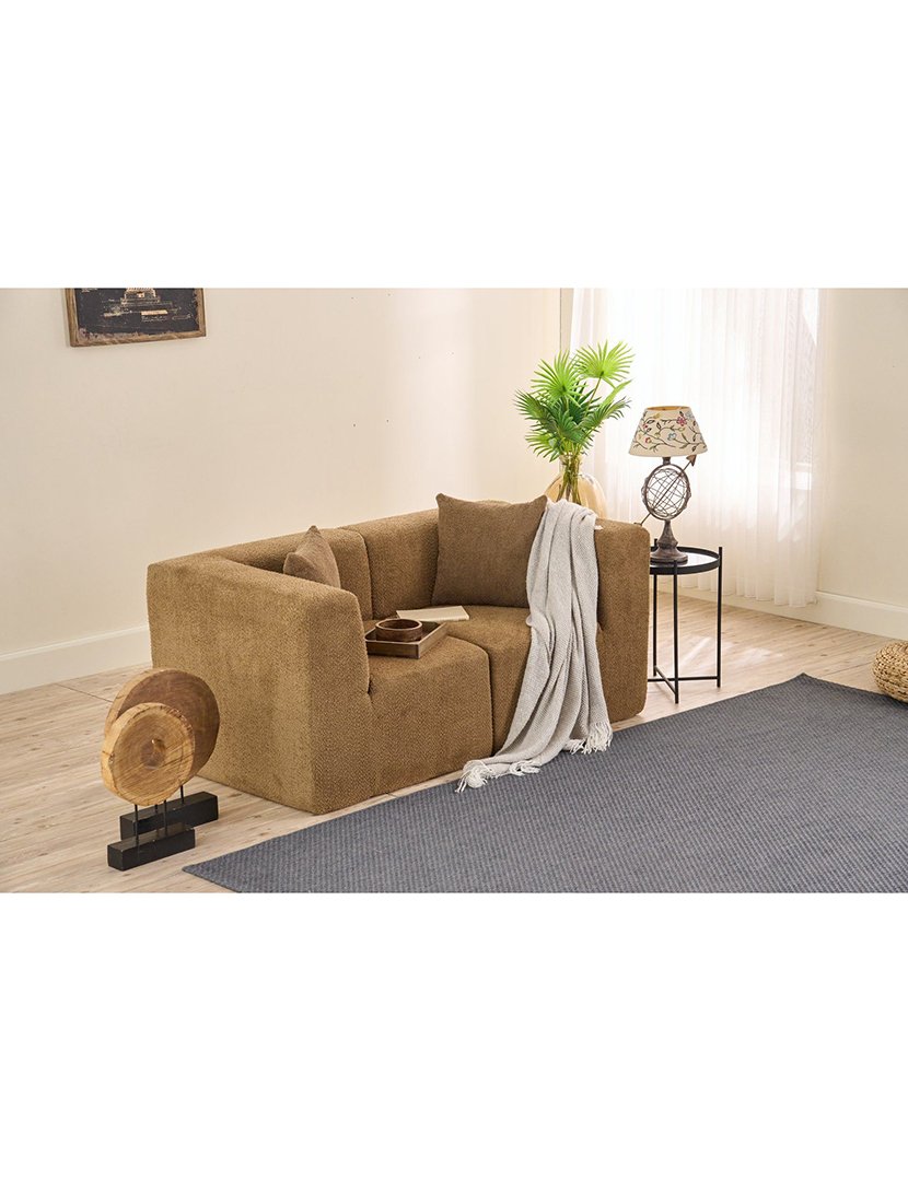 Sofá Modular 2L Raks Castanho