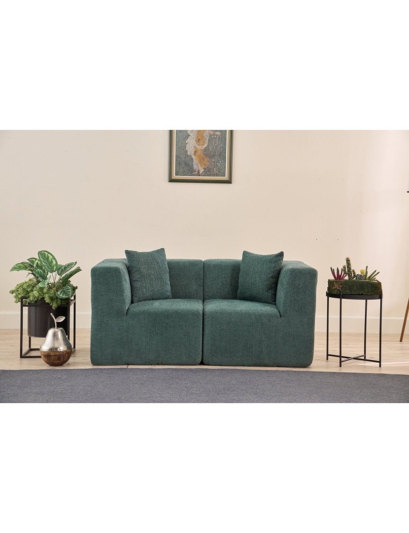 Sofá Modular 2L Raks Verde