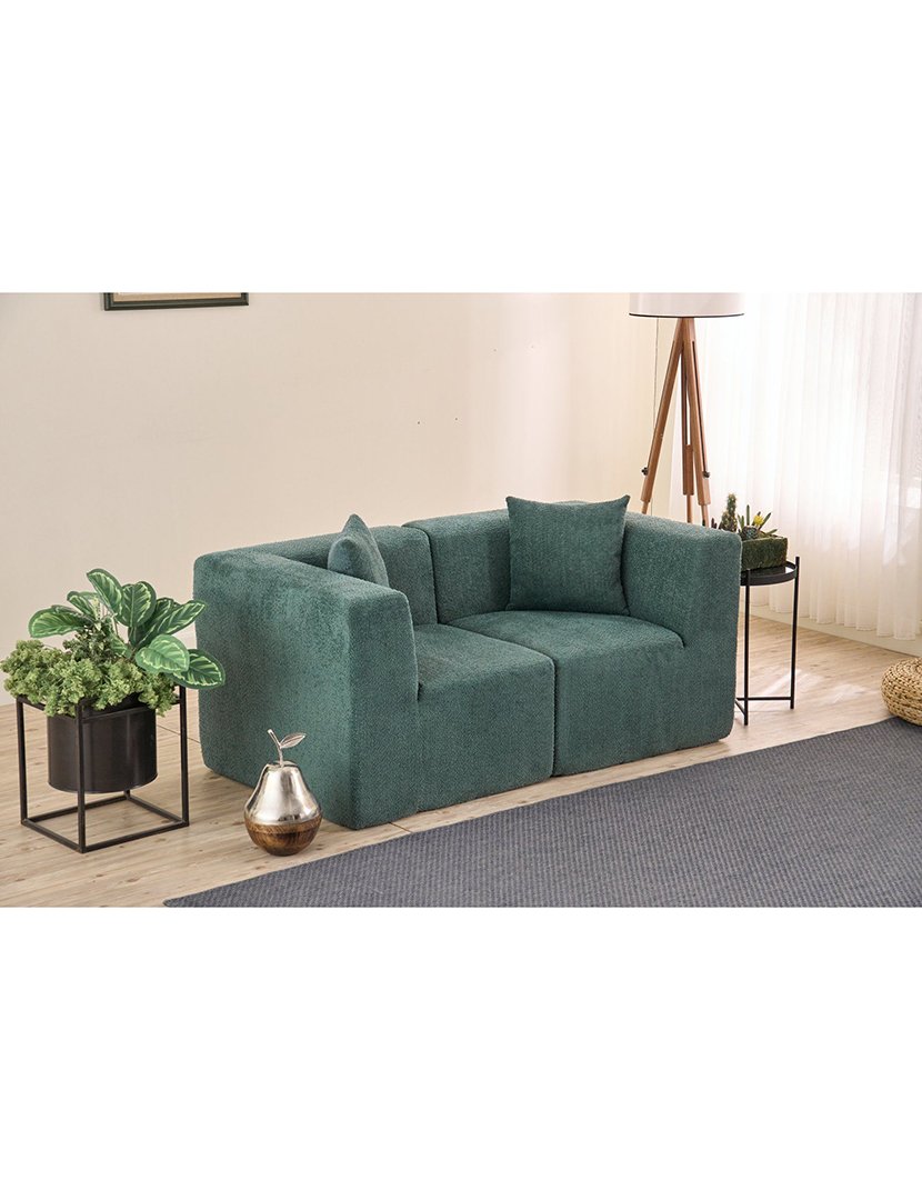 Sofá Modular 2L Raks Verde