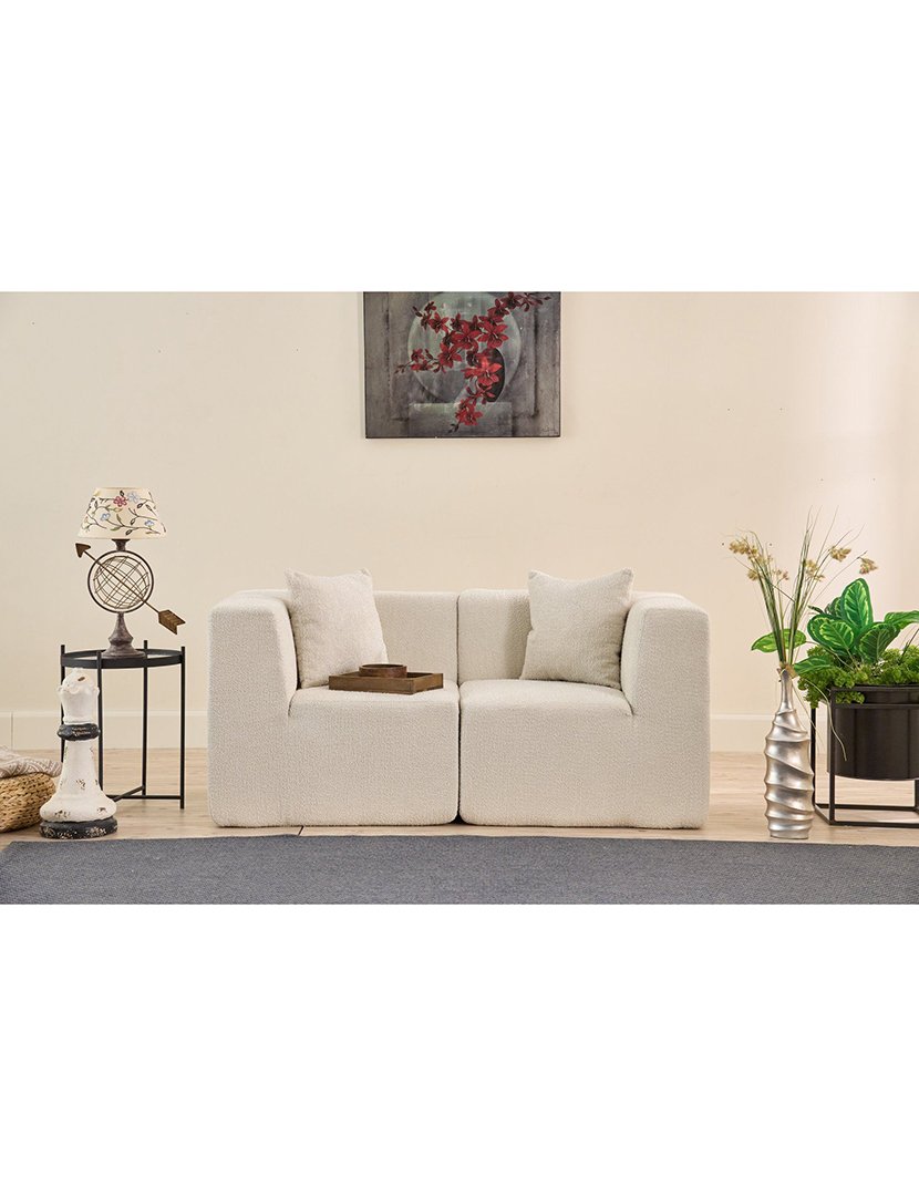 Sofá Modular 2L Raks Creme