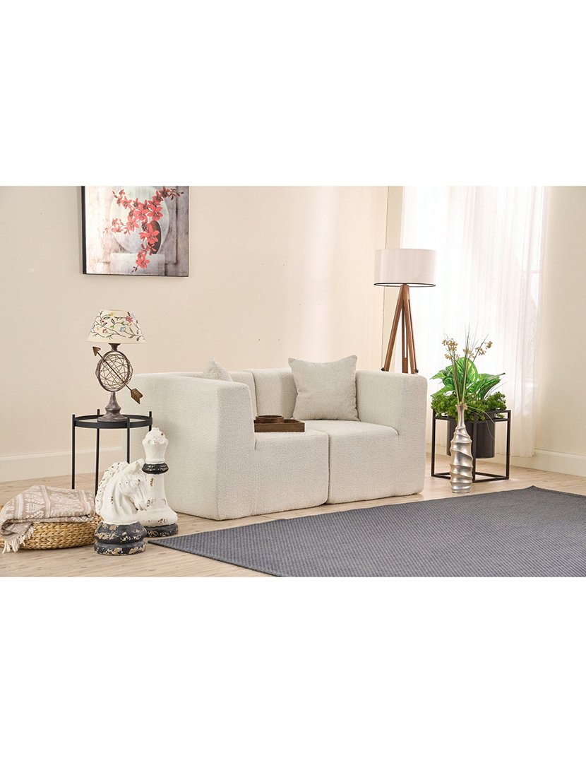 Sofá Modular 2L Raks Creme