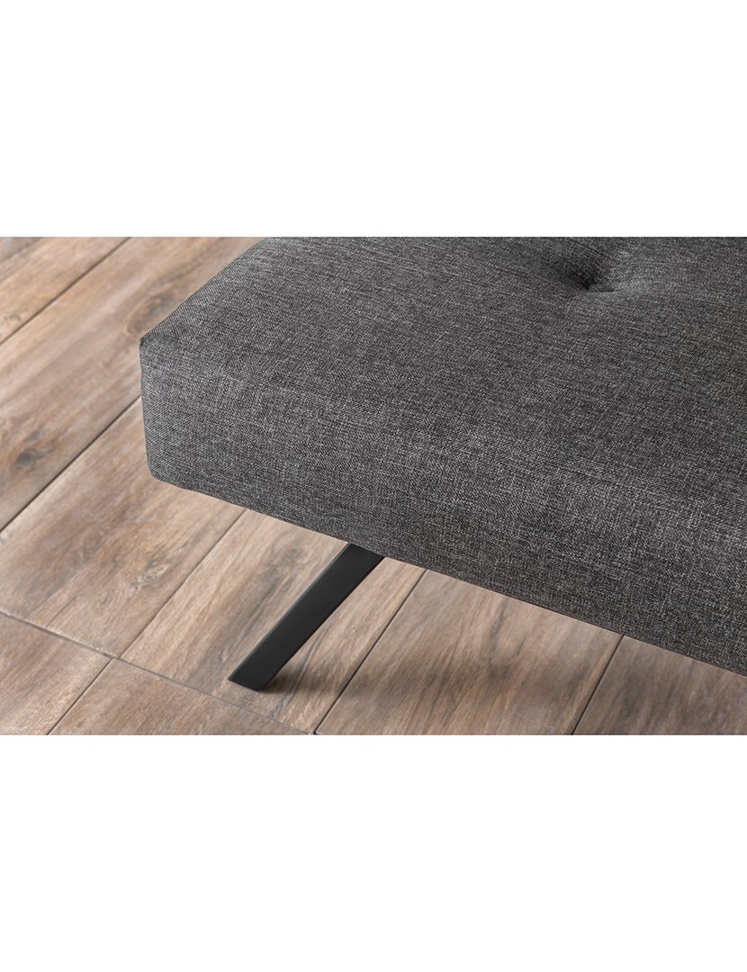 Sofá Cama 3L Zola Cinzento Escuro