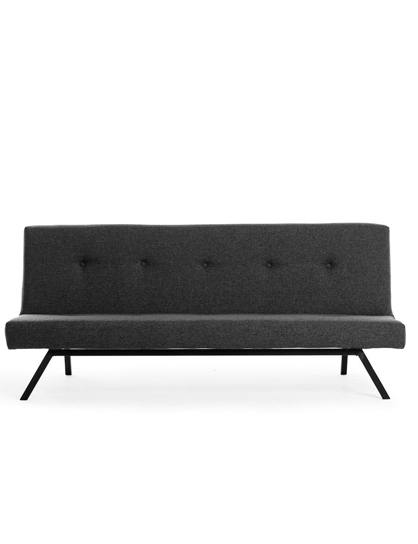 Sofá Cama 3L Zola Cinzento Escuro