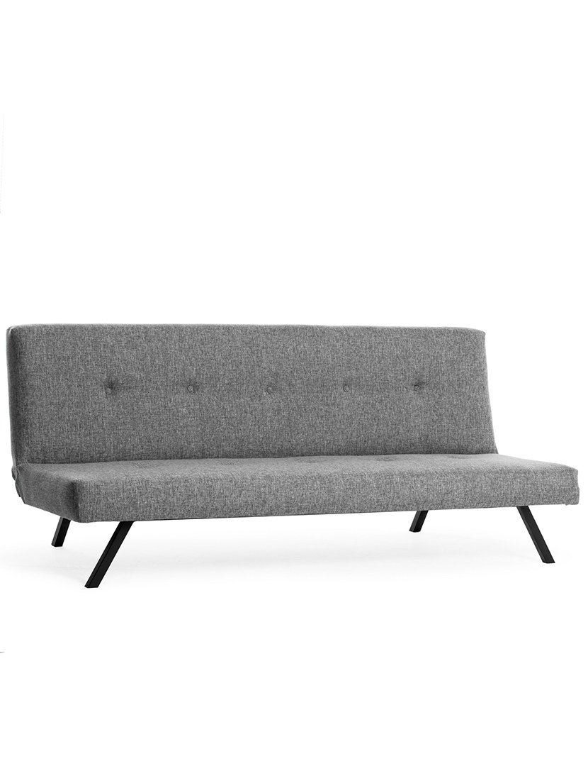 Sofá Cama 3L Zola Cinzento Claro