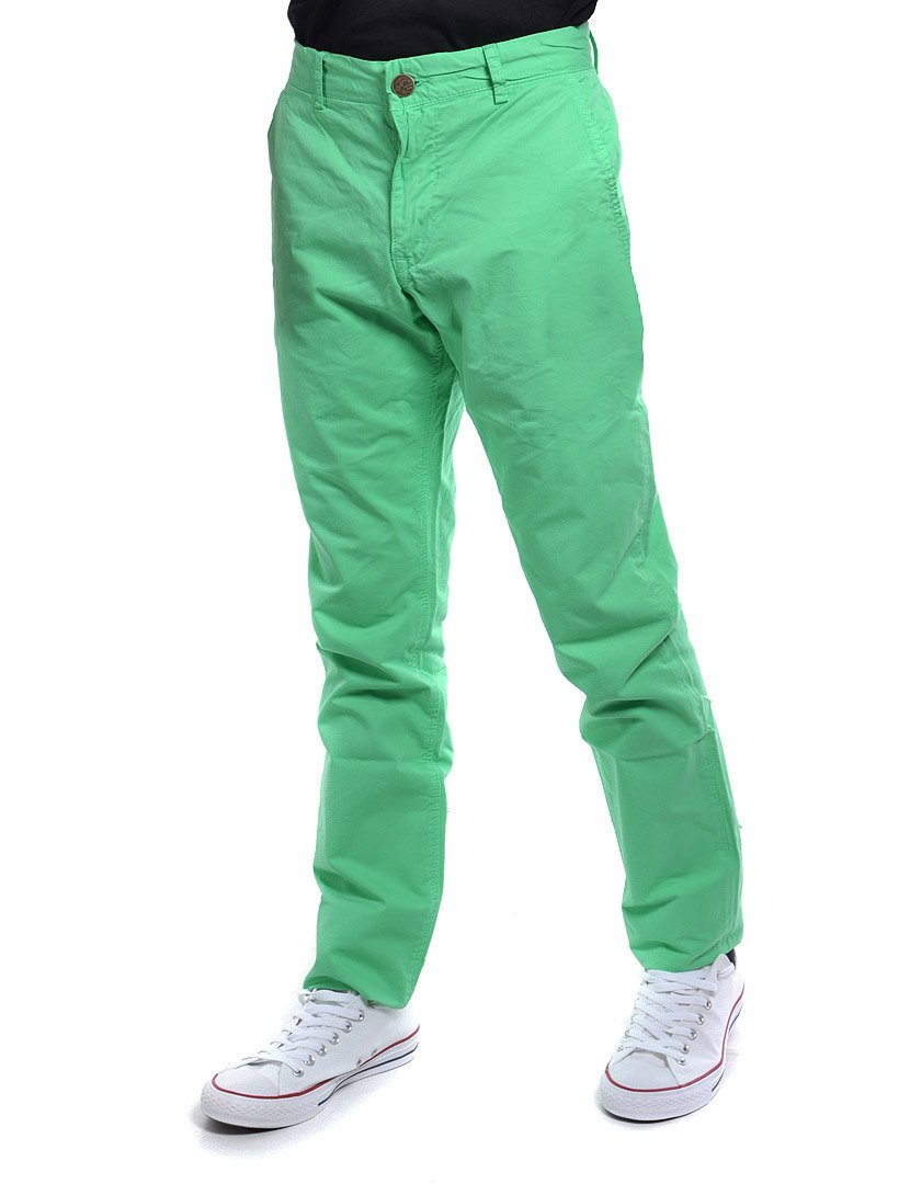 Calças Chino Homem Verde