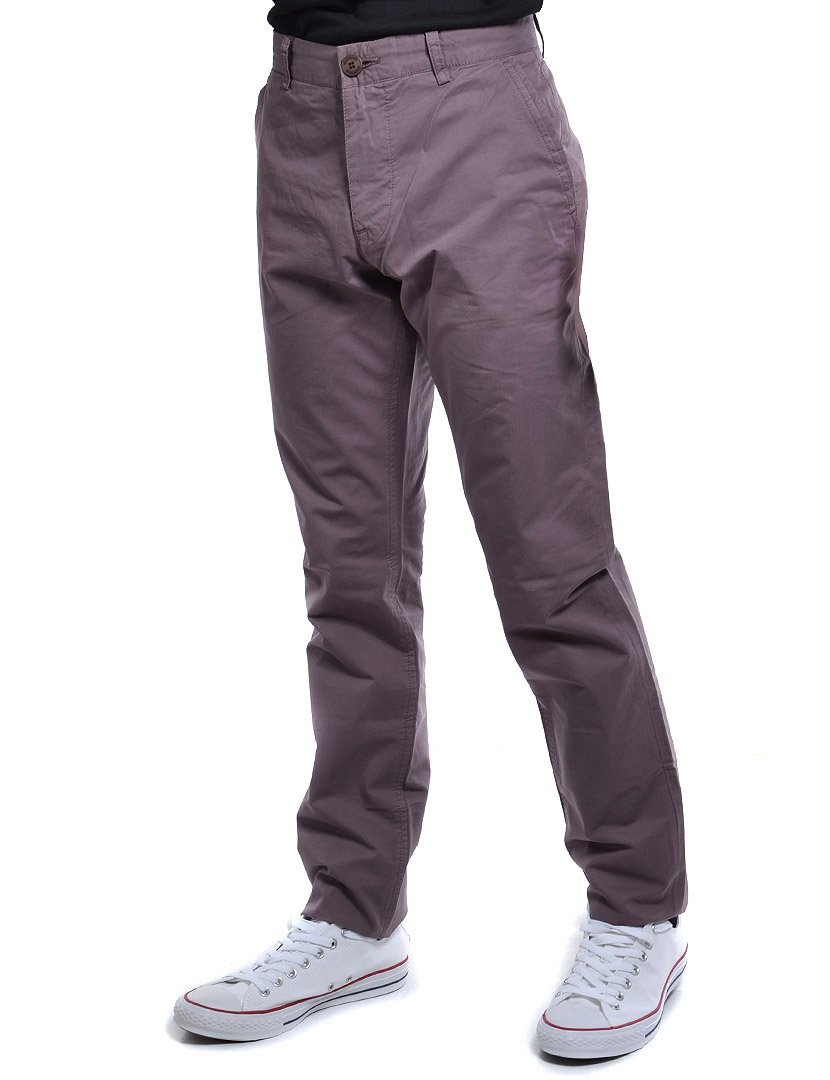 Calças Chino Homem Cinzento Escuro