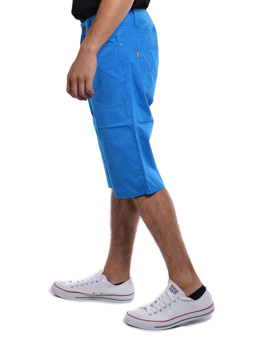Bermudas Homem Clássico Azul
