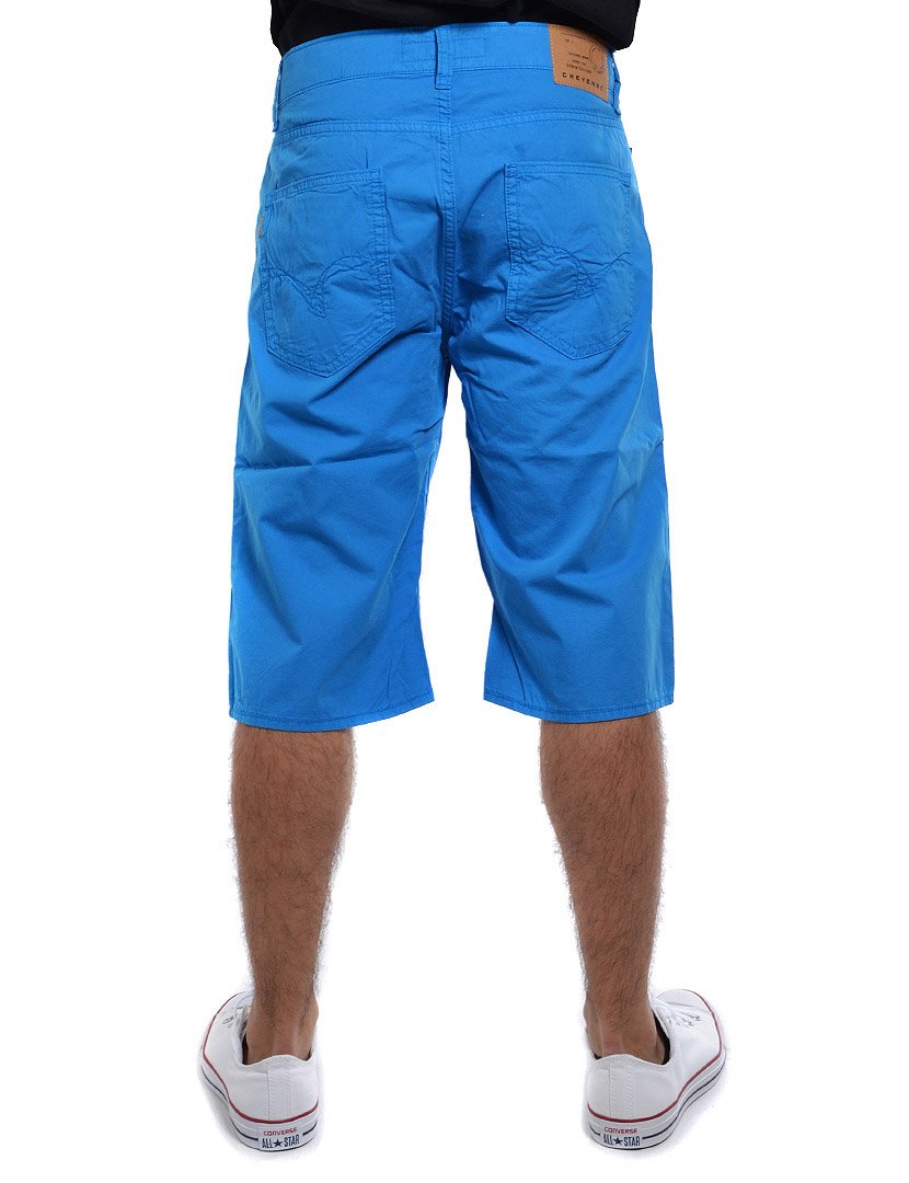 Bermudas Homem Clássico Azul